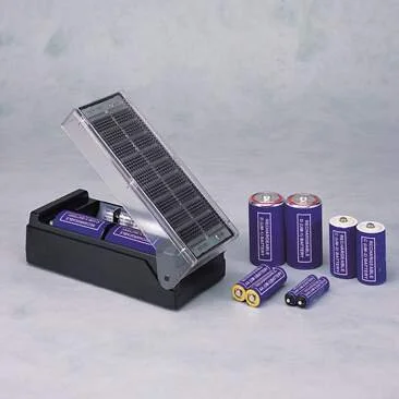 Solar powered battery online charger